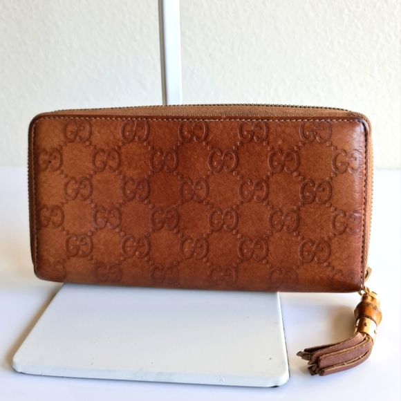 Gucci Handbags - Gucci GG Signature Continental Wallet Brown